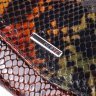 Різнокольоровий жіночий гаманець із фактурної шкіри під рептилію KARYA (2421113) - 3