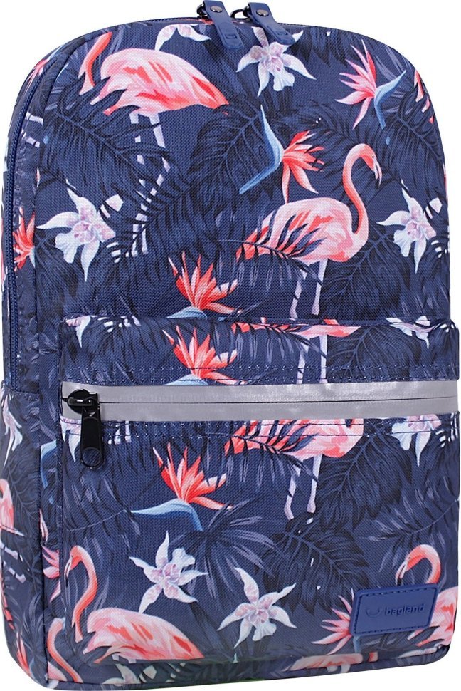 Різнокольоровий текстильний рюкзак з фламінго Bagland (55327)