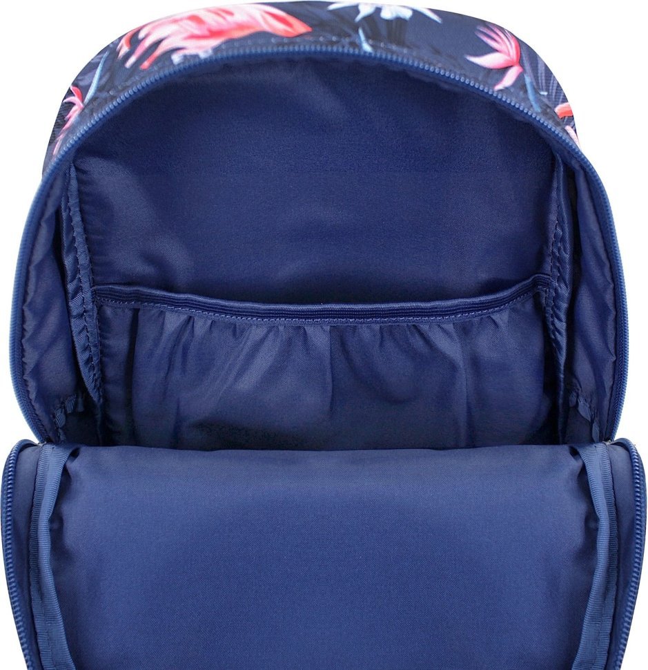 Разноцветный текстильный рюкзак с фламинго Bagland (55327)