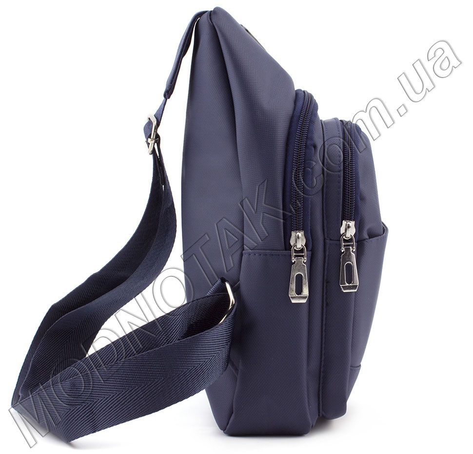 Молодіжний слінг рюкзак синього кольору Bags Collection (10718)