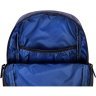 Темно-синій рюкзак із текстилю на блискавці Bagland (55527) - 8