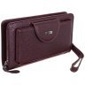 Женский кошелек с отделением для телефона Desisan 107627 с кистевым ремешком бордового цвета modnotak фото - 3