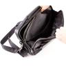 Каркасная кожаная сумка с ручкой и ремнем на плечо H.T. Leather (10552) - 7