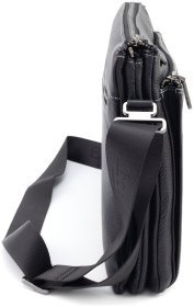 Мужская кожаная сумка формата А4 с множеством внутренних отделений H.T Leather 107927