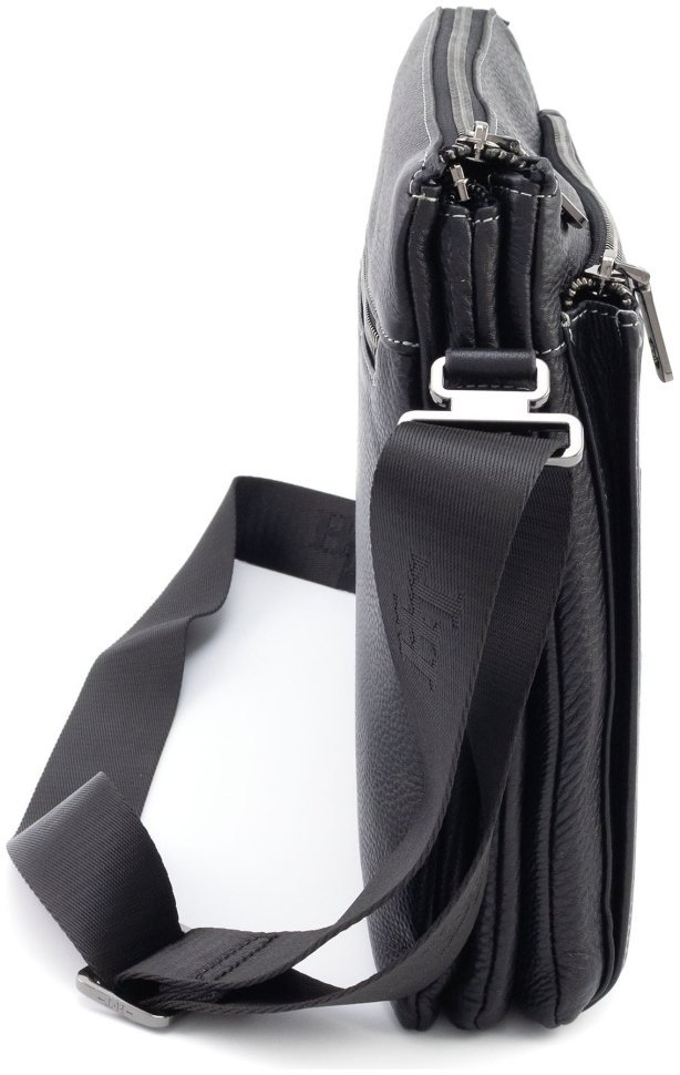 Мужская кожаная сумка формата А4 с множеством внутренних отделений H.T Leather 107927 modnotak фото №2