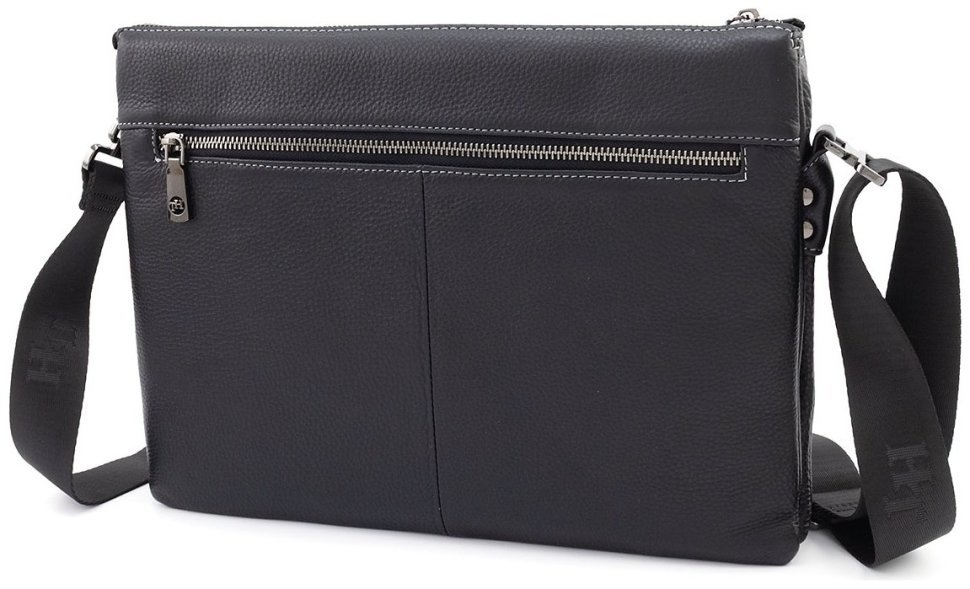 Мужская кожаная сумка формата А4 с множеством внутренних отделений H.T Leather 107927 modnotak фото №3