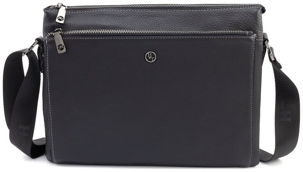 Мужская кожаная сумка формата А4 с множеством внутренних отделений H.T Leather 107927 modnotak фото №4