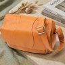 Женская сумка из натуральной фактурной кожи через плечо Vintage 98127 рыжего цвета modnotak фото - 11