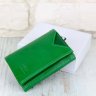 Зеленый женский кошелек тройного сложения из кожзама MD Leather (21520) - 4