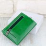 Зеленый женский кошелек тройного сложения из кожзама MD Leather (21520) - 5