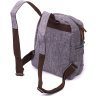 Чоловічий рюкзак середнього розміру із сірого текстилю Vintage 2422240 - 2