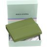 Компактний жіночий гаманець із натуральної шкіри оливкового кольору Marco Coverna 68627 - 8