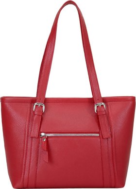 Красная женская сумка из натуральной кожи с длинными ручками Issa Hara Ирена-05 (27001) - 2