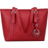 Червона жіноча сумка з натуральної шкіри з довгими ручками Issa Hara Ірена-05 (27001) - 3