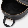 Небольшой женский рюкзачок из фактурной кожи черного цвета Keizer (59127) - 5