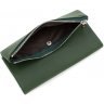 Темно-зелений горизонтальний жіночий гаманець з натуральної шкіри ST Leather (15347) - 4
