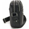 Миниютюрная мужская сумка через плечо из натуральной черной кожи Tom Stone (10949) - 3