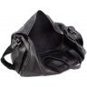 Черная дорожная сумка из натуральной итальянской кожи - Grande Pelle (15488) - 7