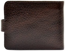 Коричневое портмоне из кожи флотар для мужчин Desisan 80328