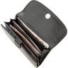 Горизонтальный кошелек серого цвета из кожи питона  SNAKE LEATHER (024-18548) - 5