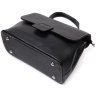 Класична жіноча сумка середнього розміру з натуральної шкіри чорного кольору Vintage 2422291 - 3