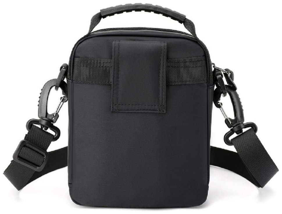 Компактная мужская сумка барсетка из крепкого текстиля Confident 90728 Черная фото №4 Компактная мужская сумка барсетка из крепкого текстиля Confident 90728 Черная modnotak фото №4