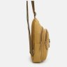 Чоловіча текстильна сумка-слінг кольору хакі Monsen 71528 - 4