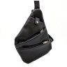 Черная мужская сумка-слинг через плечо с многофункциональными карманами TARWA (19640) - 1