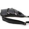 Черная мужская сумка-слинг через плечо с многофункциональными карманами TARWA (19640) - 5