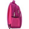 Малиновый школьный рюкзак для девочек из текстиля с рисунком Bagland (52728) - 2