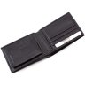 Шкіряне портмоне чорного кольору з блоком для карт Bond Non (10657) УЦІНКА! - 7