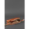Светло-коричневая поясная сумка из гладкой кожи BlankNote Dropbag Mini (12666) - 7
