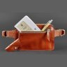 Світло-коричнева поясна сумка з гладкої шкіри BlankNote Dropbag Mini (12666) - 3