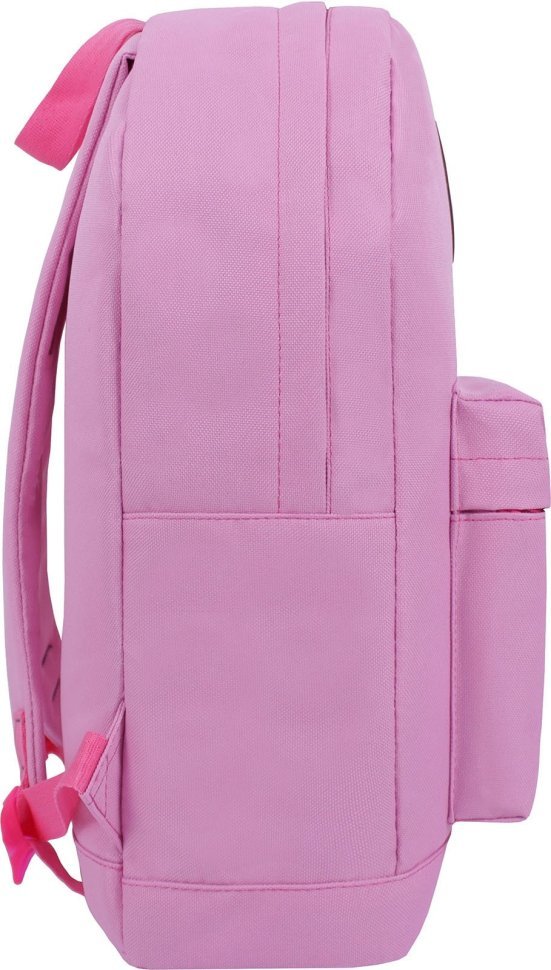 Розовый рюкзак из качественного текстиля на молнии Bagland (53728)