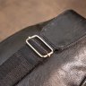 Черная мужская сумка-слинг из кожзаменителя Vintage (20511) - 9