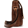 Вертикальна сумка-планшет з вінтажній шкіри коричневого кольору Vintage (20029) - 4