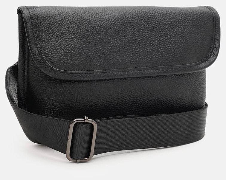 Стильная вместительная женская сумка из натуральной кожи флотар черного цвета Borsa Leather 94628 фото №2 Стильная вместительная женская сумка из натуральной кожи флотар черного цвета Borsa Leather 94628 modnotak фото №2