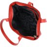 Красная кожаная женская сумка-шоппер из кожи крейзи хорс Shvigel (16348) - 5