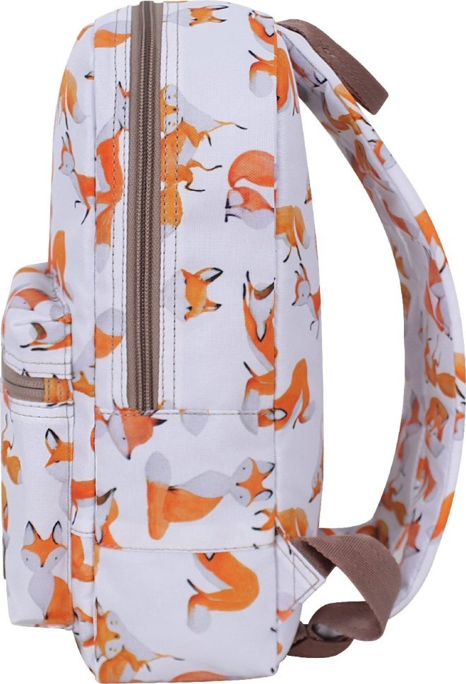 Стильный текстильный рюкзак с принтом на молнии Bagland (55528)
