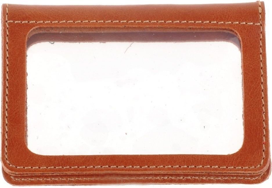 Обложка для водительских прав из натуральной коричневой кожи SHVIGEL (2416080)