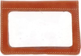 Обложка для водительских прав из натуральной коричневой кожи SHVIGEL (2416080)