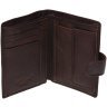 Мужской кожаный кошелек вертикального типа в коричневом цвете Horse Imperial 66228 - 4