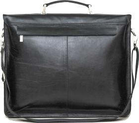 Діловий шкіряний портфель чорного кольору VATTO (11969) - 2