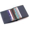 Компактний жіночий гаманець із різнобарвної натуральної шкіри з монетницею ST Leather 1767228 - 6