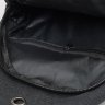Мужской текстильный рюкзак-слинг черного цвета через плечо Monsen (22112) - 5