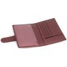 Обложка кожаная для паспорта + отделения для карточек ST Leather 97728 бордового цвета modnotak фото - 4