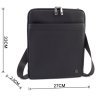 Вертикальная мужская сумка планшет формата А4 H.T Leather 107928 черная modnotak фото - 3