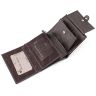 Вертикальний шкіряний гаманець з тисненням під крокодила KARYA (0957-57) - 3
