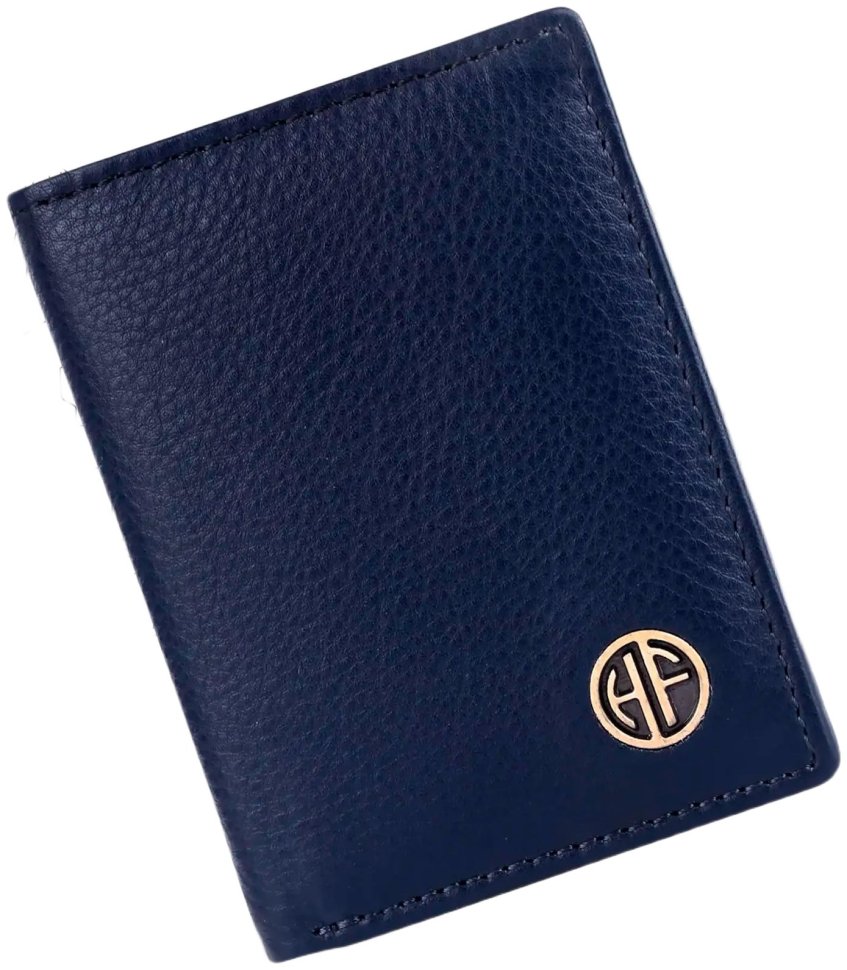 Компактный картхолдер кошелек из фактурной кожи на кнопке Hammonds Flycatcher CC605 синего цвета 108028 фото №5 Компактный картхолдер кошелек из фактурной кожи на кнопке Hammonds Flycatcher CC605 синего цвета 108028 modnotak фото №5