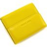 Жовтий жіночий гаманець невеликого розміру з натуральної шкіри Marco Coverna 68628 - 3